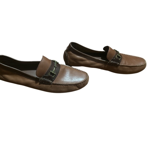 Cole Haan Somerset Link Bit Loafers Mens 11 Brown Leather Driving Shoes Horsebit main image 7